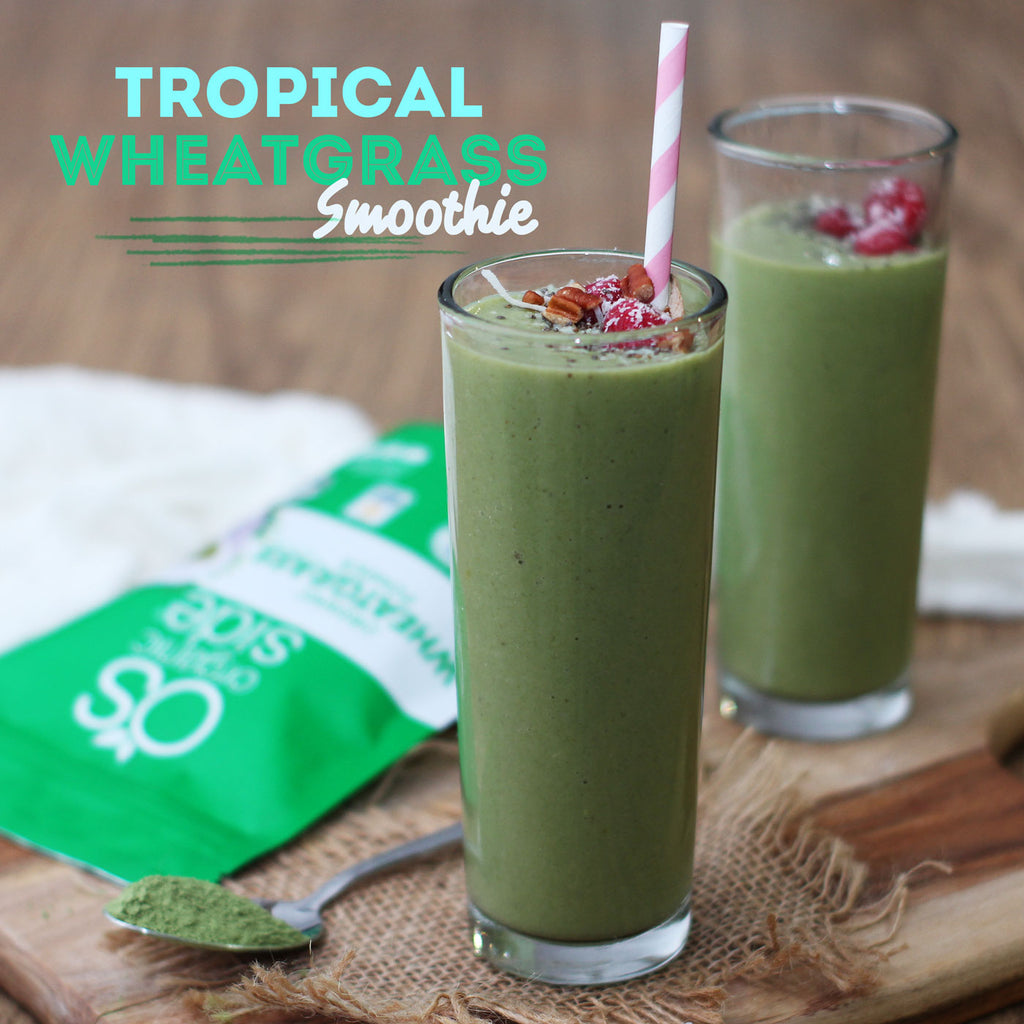 Tropical Wheatgrass Smoothie